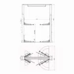 TechLift T5e 2-søyler løftebukk