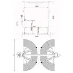 Techlift T7 løftebukk 3 Techlift T7 løftebukk