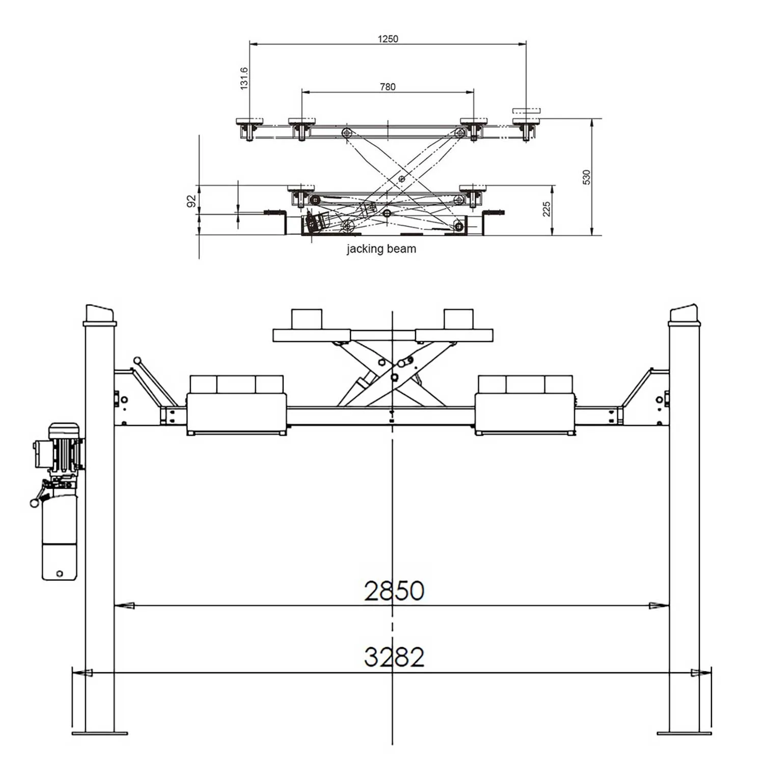 Techlift F5 løftebukk