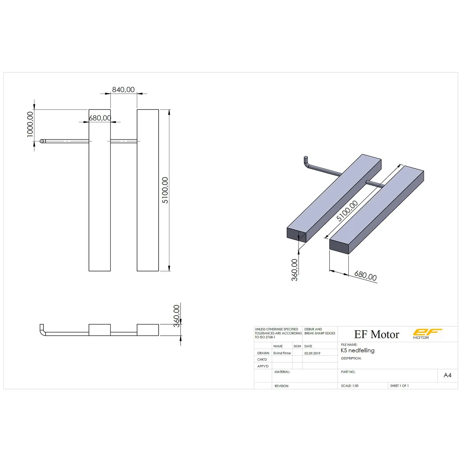 TechLift K5, kjørebaneløfter