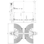 TechLift T6 tosøyler løftebukk