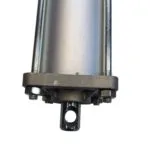 Luftsylinder for rotasjonsbord dekkomlegger