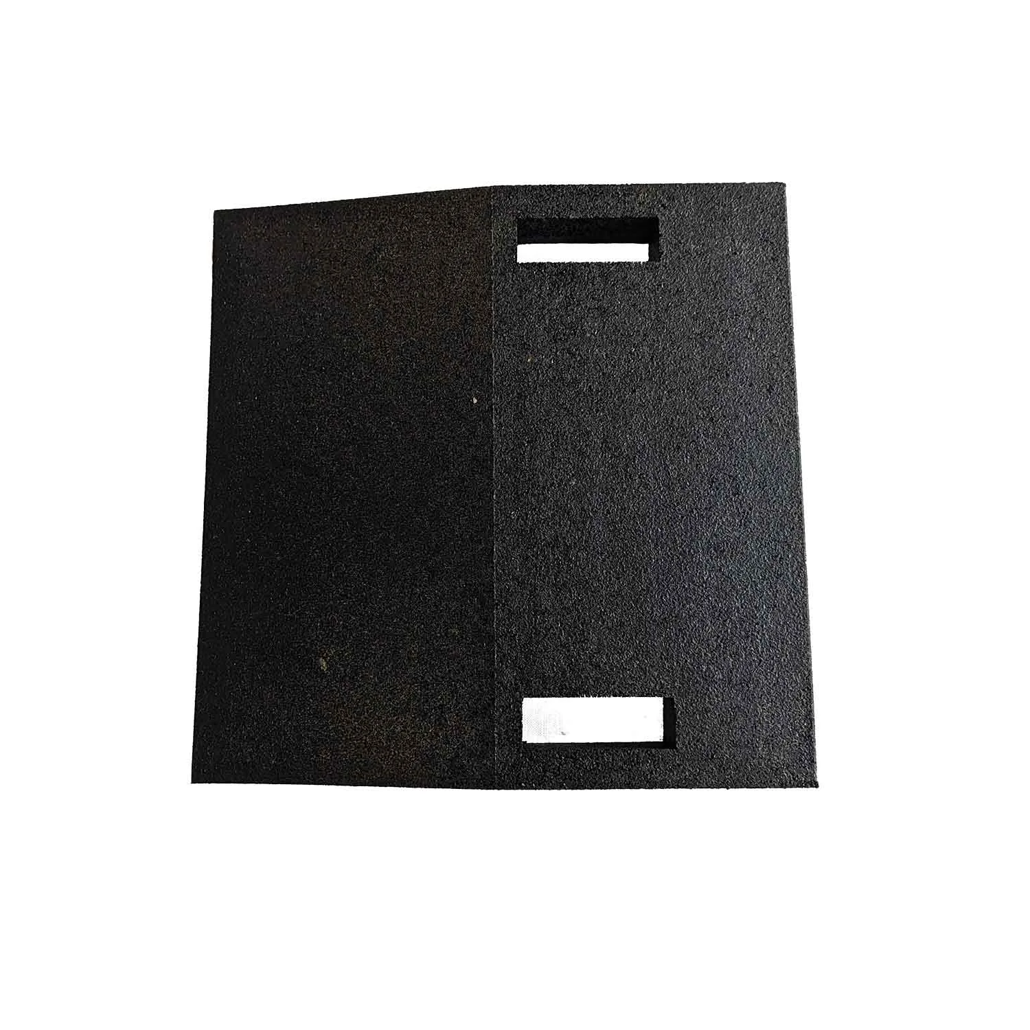 Gummirampe for slitasjetester 50x50x5cm