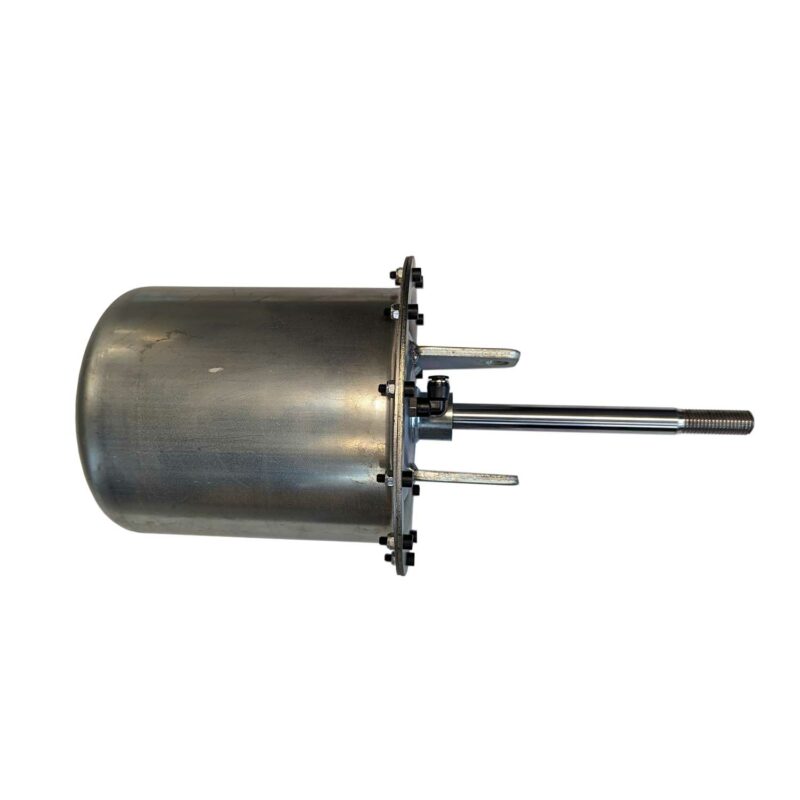 Luftsylinder for dekkpresse (bead breaker) på dekkomlegger.