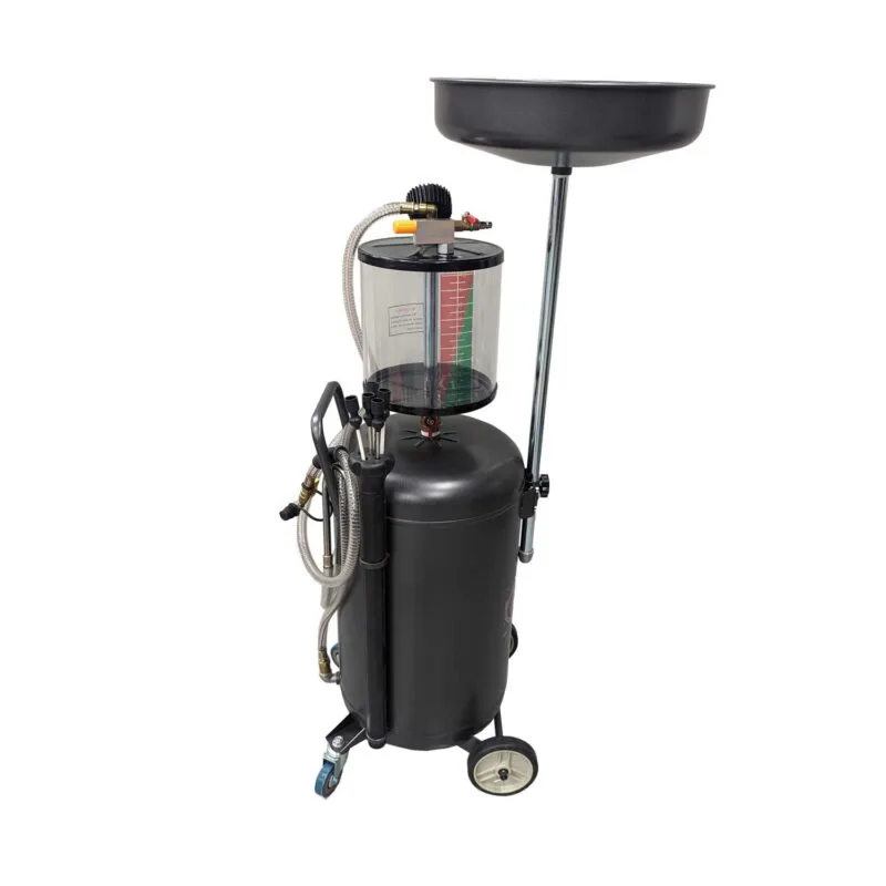 MTC Oljeoppsamler 80 liter, med kammer for å suge opp olje. MTC Oljeoppsamler 80 liter, med kammer for å suge opp olje.