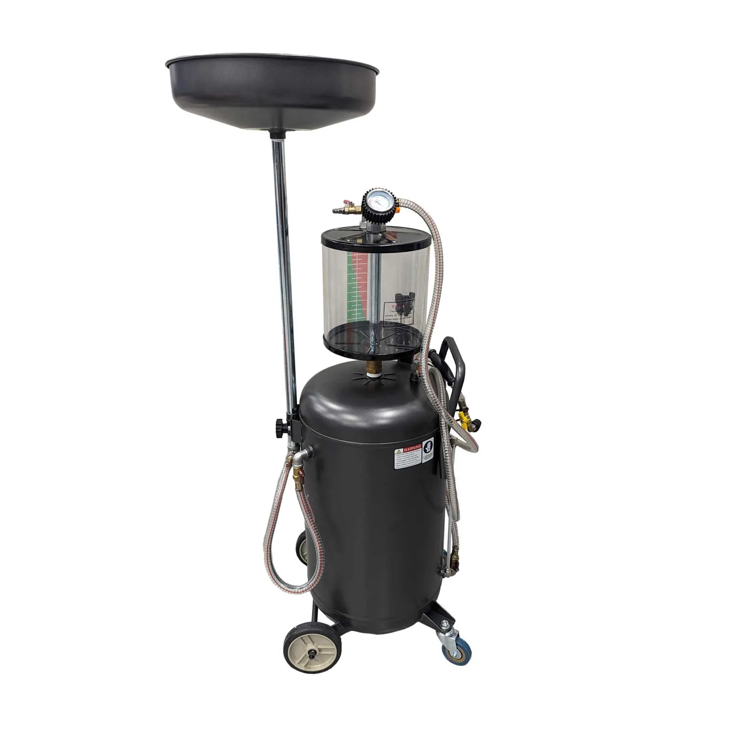 MTC Oljeoppsamler 80 liter, med kammer for å suge opp olje.