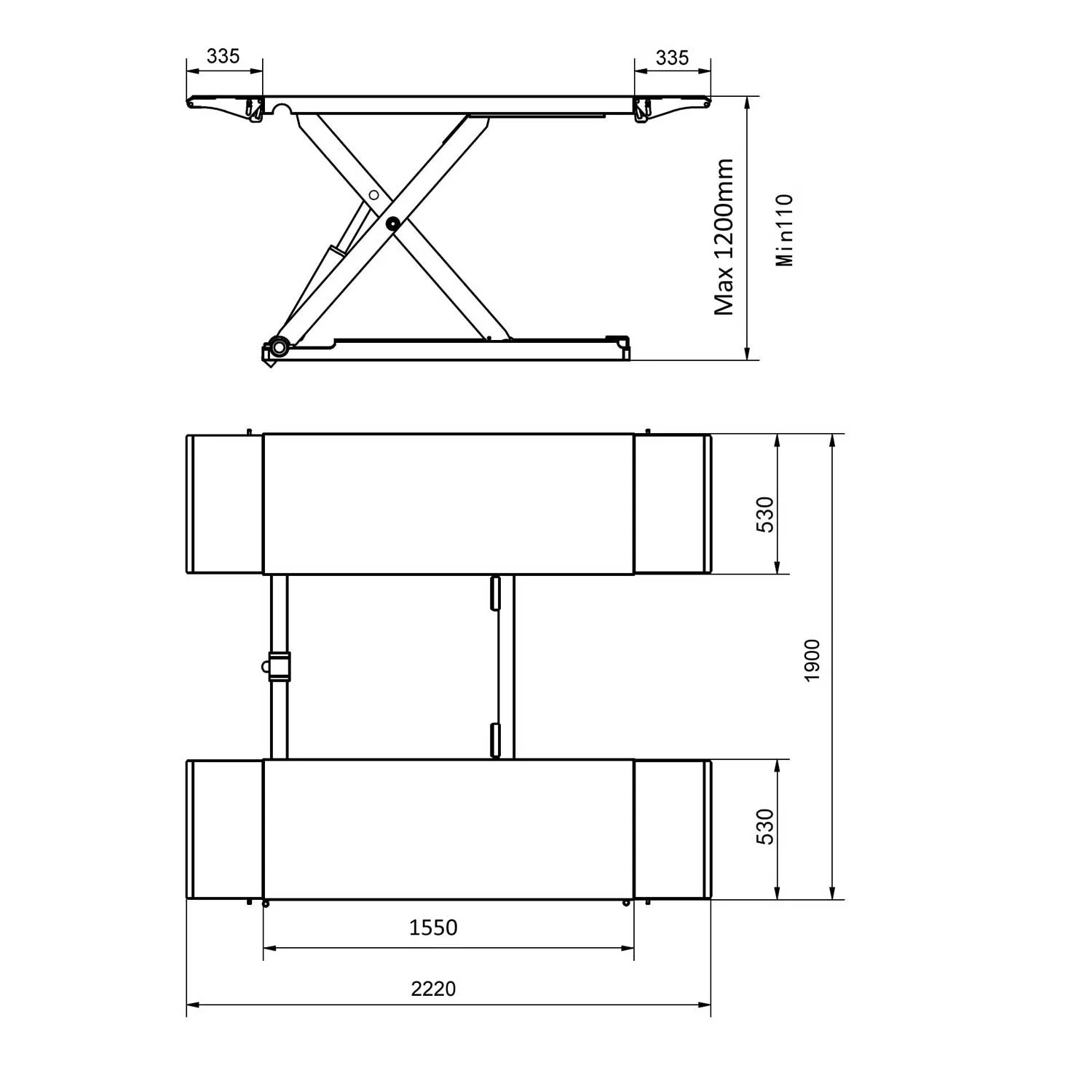 TechLift S2L sakseløfter