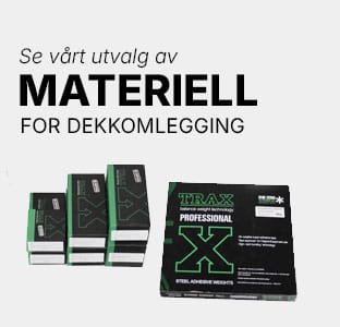 Materiell for dekkomlegging