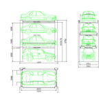 Techlift F29 Parkeringsløfter 3 plan