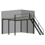 Mesanin til lager 26 m² | Lagerplattform stål