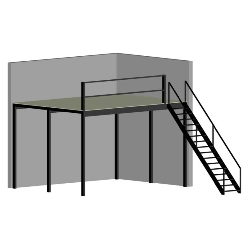 Mesanin til lager 26 m² | Lagerplattform stål