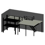 Mesanin 52 m² for lagerbygg