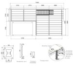 Mesanin 52 m² for lagerbygg