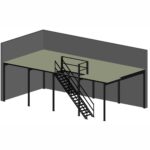 Mesanin lagerseksjon 72 m2