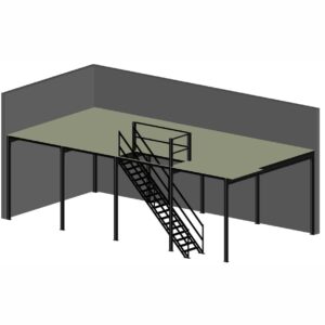 Mesanin lagerseksjon 72 m2