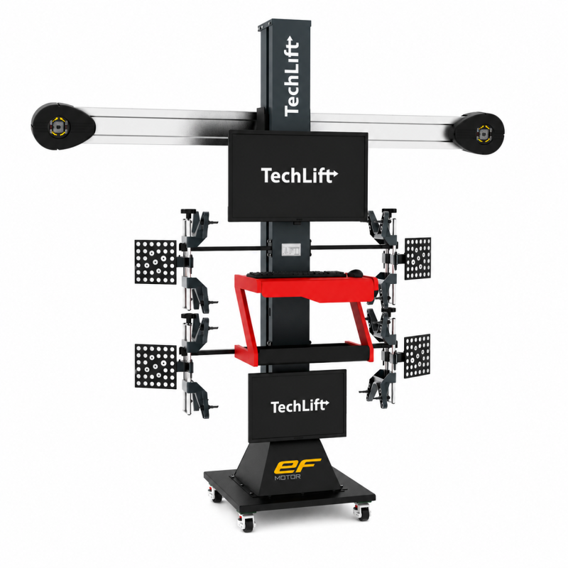 Techlift H3D 3D hjulstillingsapparat med HD-kameraer og målesøyle