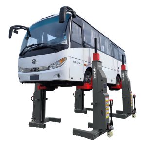 Techlift CL85 trådløse mobile søyleløftere løfter buss