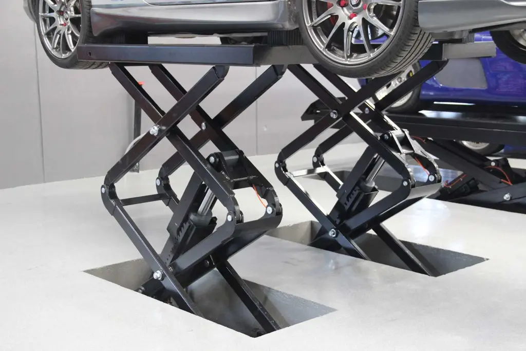 TechLift S7 mk3, sakseløfter for nedfelling, lang utg.