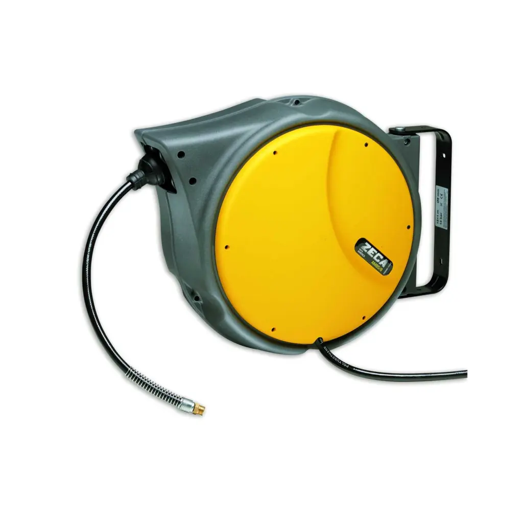 Zeca slangetrommel for trykkluft – 16m, 8mm