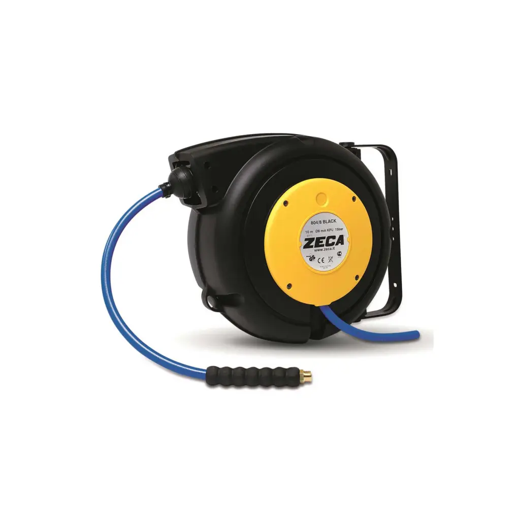 Zeca slangetrommel for trykkluft – 8m, 10mm