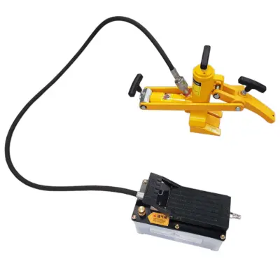 Hydraulisk dekkpresse for traktor og anlegg