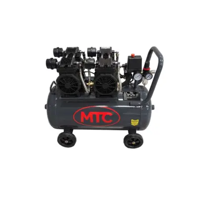 MTC Oljefri og stillegående kompressor, 2,4kW, 50 liter, 1-fase 230v