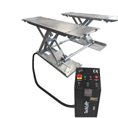TechLift S2g – galvanisert sakseløfter / løftebukk 3500 kg
