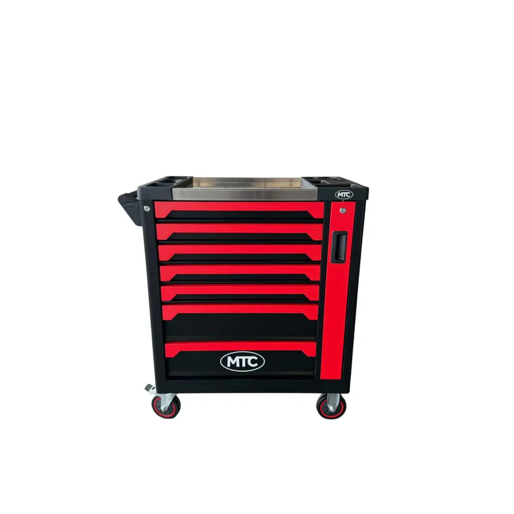 MTC verktøyvogn med 7 skuffer og komplett verktøysett