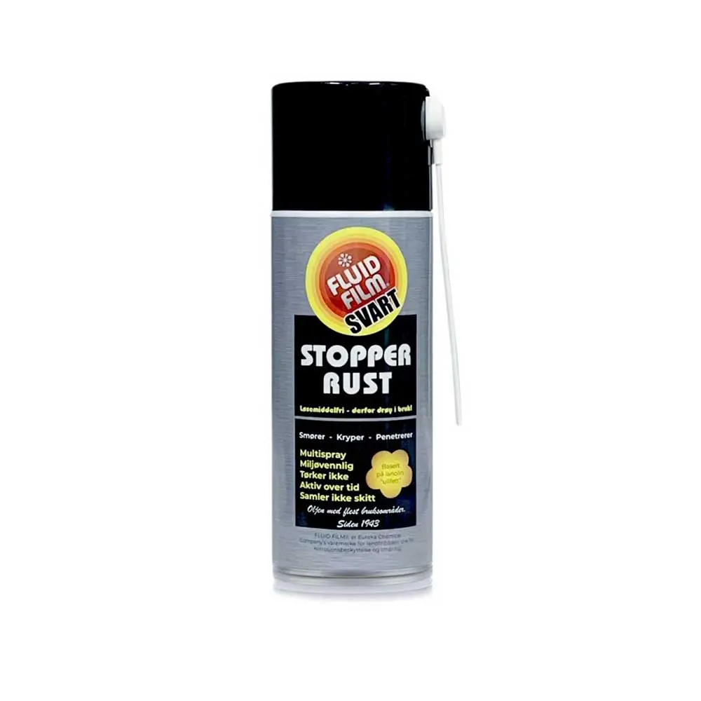 Rustbeskyttelse / Smøremiddel – Fluid Film Spray 400 ml Sort