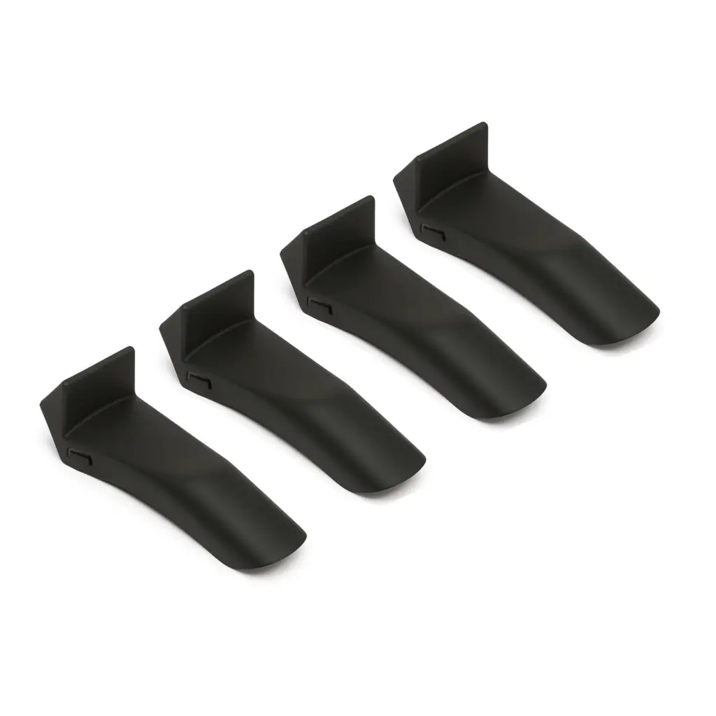 Lange plastbeskyttere for klembakker på dekkmaskin 821R, 822R, 620