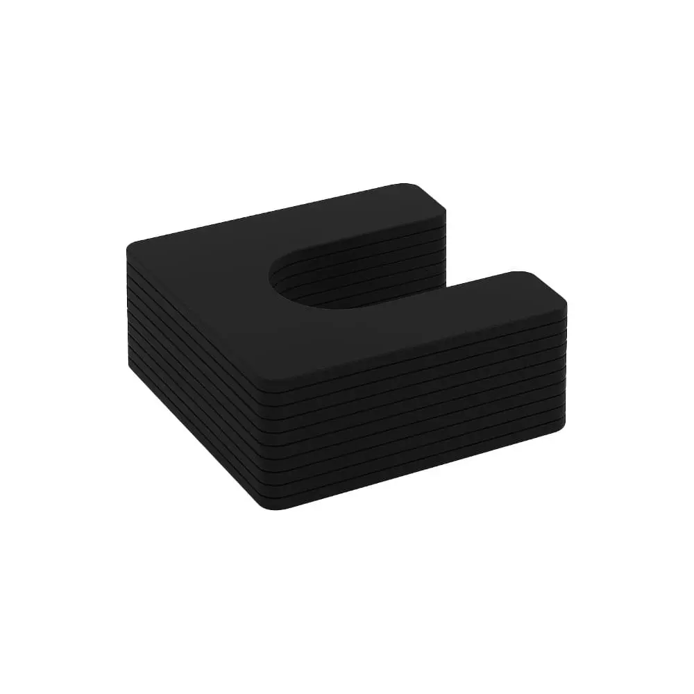 Plastshims 1,6 mm – 10-pakning for løftebukker (gulvjustering)