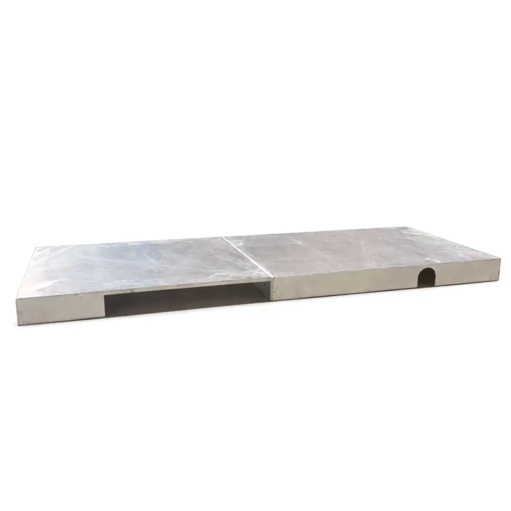 Senterplate for nedfelling av S2lg