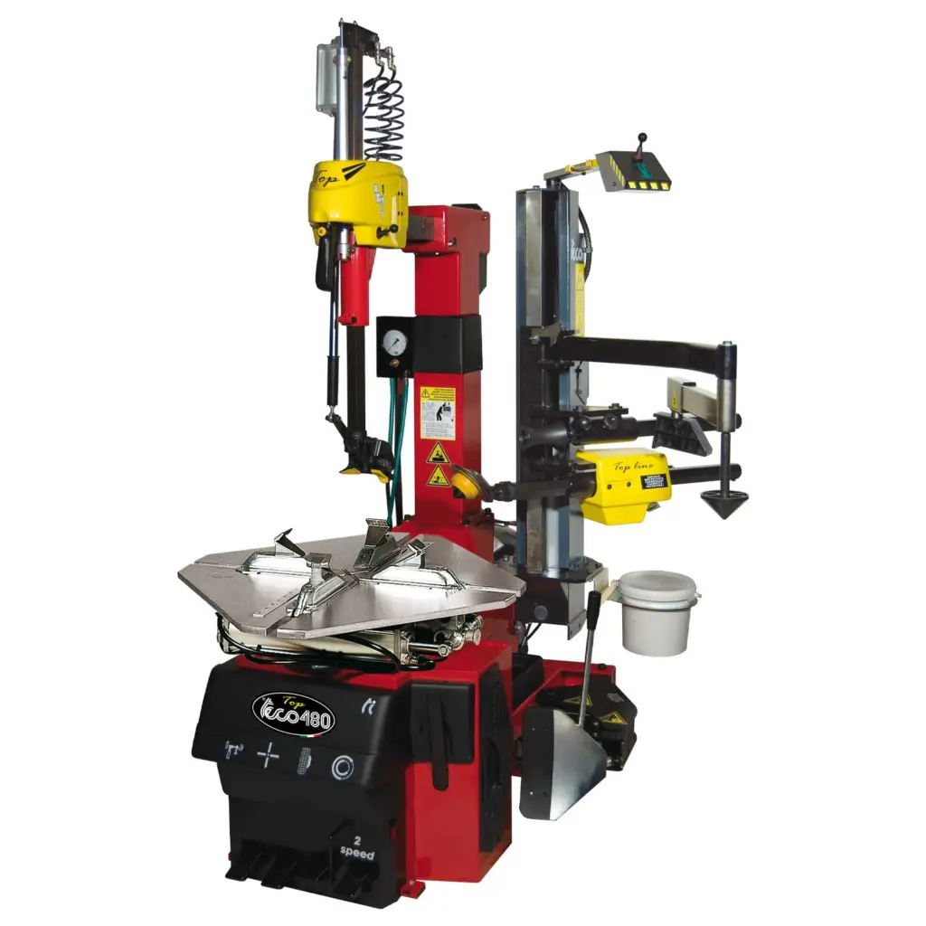 TECO 480 Top – Automatisk dekkomlegger uten dekkspak for Run-Flat og lavprofil