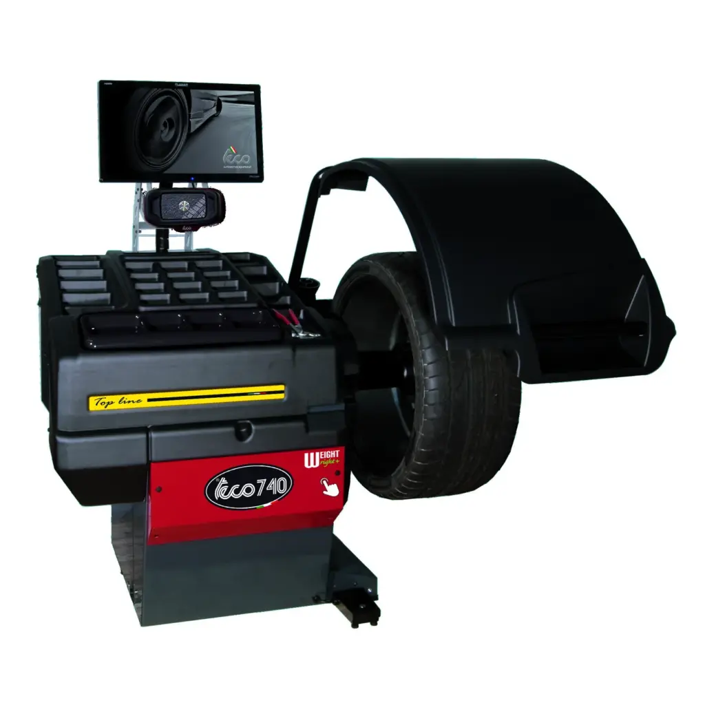 TECO 740 – Avansert balanseringsmaskin med touch, laser og sonar