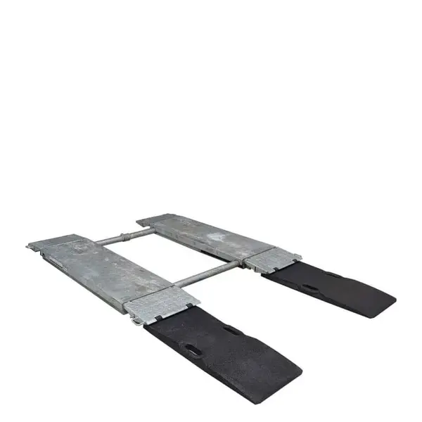 Gummirampe / påkjøringsrampe for sakseløfter 100x48x5cm