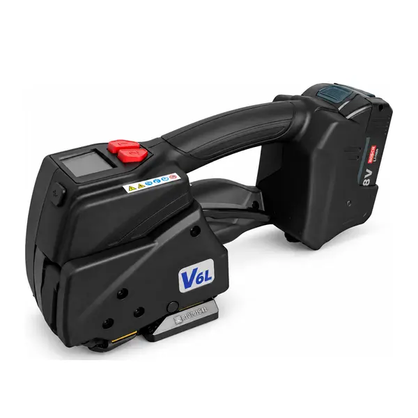 V6L batteridrevet stroppeverktøy for plastbånd 13–19 mm
