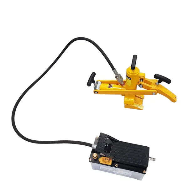 Hydraulisk dekkpresse for traktor og anlegg
