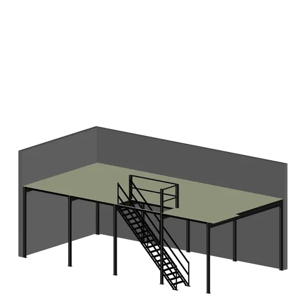 Mesanin 72 m² til lager | Solid lagerplattform