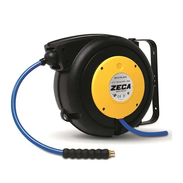 Zeca slangetrommel for trykkluft – 8m, 10mm