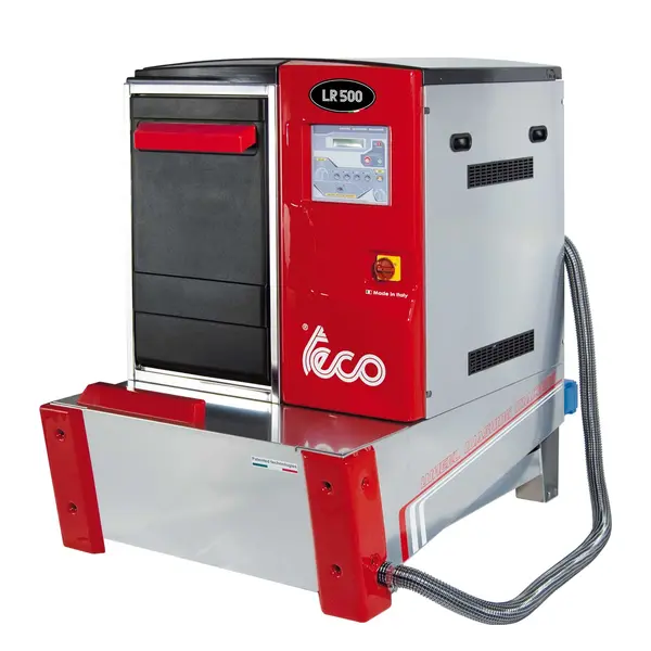 TECO LR500 – Elektronisk hjulvasker med lukket system og tørkefunksjon