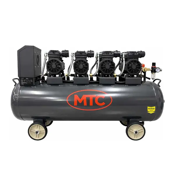 MTC Oljefri og stillegående kompressor, 4,8kW, 140 liter