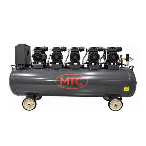 MTC Oljefri og stillegående kompressor, 6kW, 200 liter