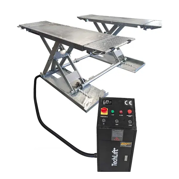 TechLift S2g – galvanisert sakseløfter / løftebukk 3500 kg