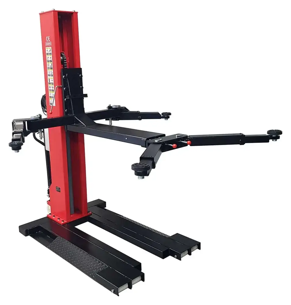 TechLift E2, ensøyler løftebukk, portabel