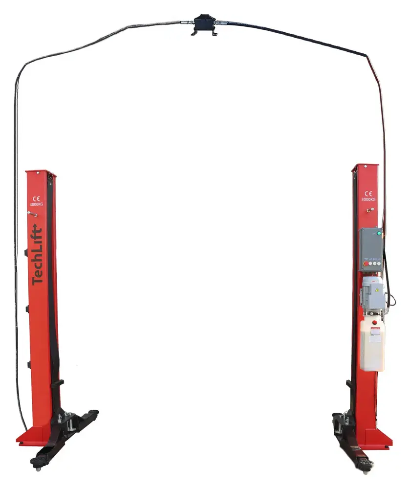TechLift T3He, 2 søyler portabel løftebukk *TOPPMODELL*